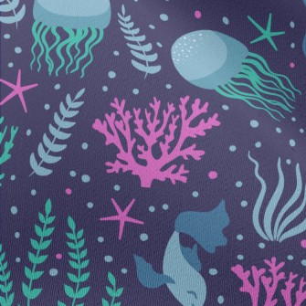 Jellyfish Seagrass Coral Chiffon