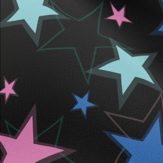 Dark Shining Stars Chiffon