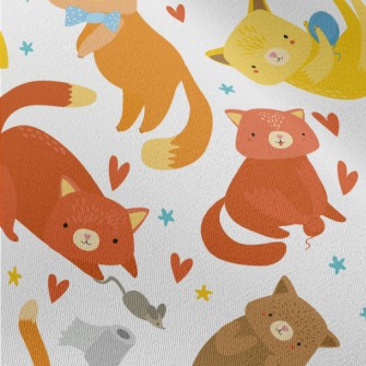 Innocent Cute Cat Chiffon