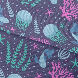 Jellyfish Seagrass Coral Waterproof Oxford