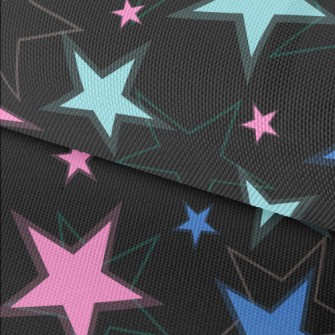 Interlaced Overlapping Stars Waterproof Oxford
