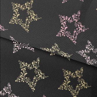 Sequined Stars Waterproof Oxford