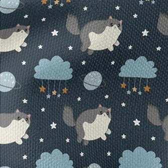 Cosmic Star Cat Waterproof Canvas