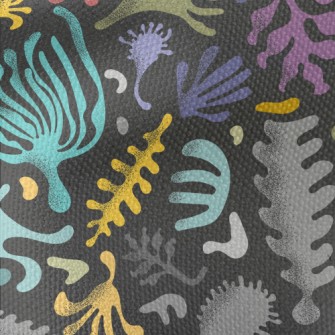 Undersea Art Coral Waterproof Canvas