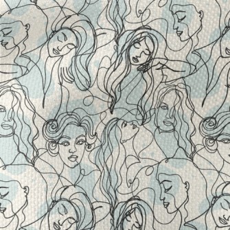Amorous People Waterproof Canvas