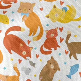 Innocent Cute Cat Waterproof Canvas