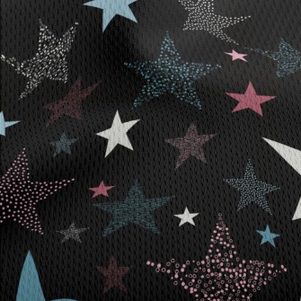 Classic Sequin Star Athletic Mesh Flat Back