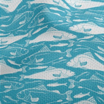 Giant Deep Sea Fish Athletic Mesh Flat Back