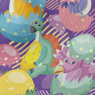 Colorful Dinosaurs Terry