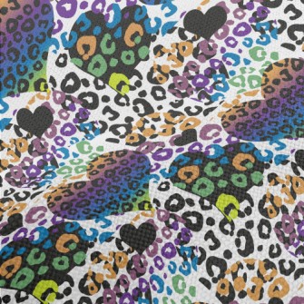 Gorgeous Leopard Heart Performance Linen