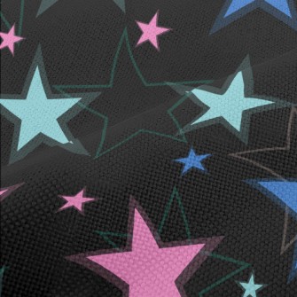 Interlaced Overlapping Stars Performance Linen