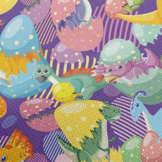 Colorful Dinosaurs Performance Linen