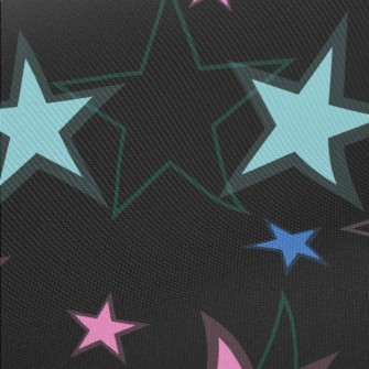 Interlaced Overlapping Stars Twill