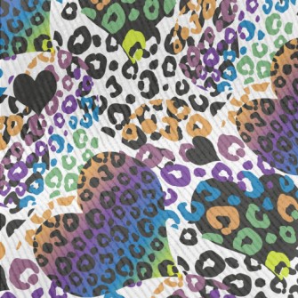 Gorgeous Leopard Heart Standard Corduroy