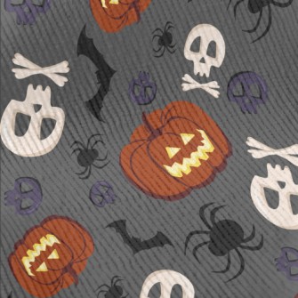 Mean Pumpkin Skull Standard Corduroy