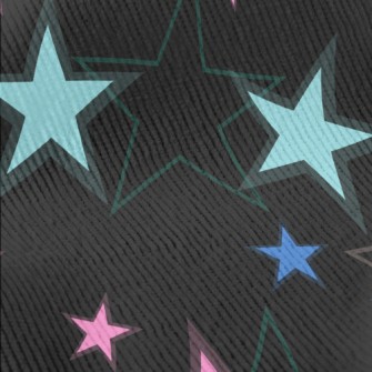 Interlaced Overlapping Stars Standard Corduroy