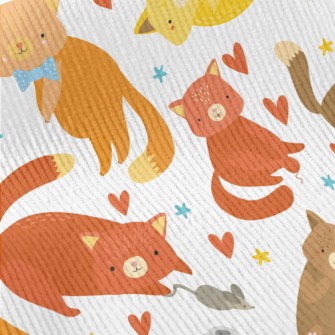 Innocent Cute Cat Standard Corduroy