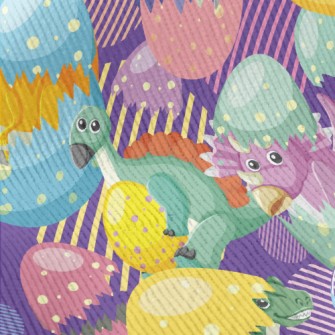 Colorful Dinosaurs Standard Corduroy