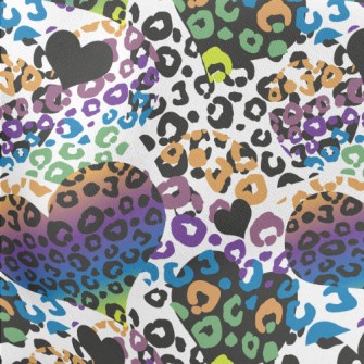 Gorgeous Leopard Heart Stretch Ponte