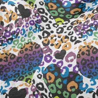 Gorgeous Leopard Heart Minky
