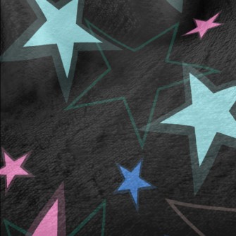 Interlaced Overlapping Stars Minky