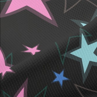 Interlaced Overlapping Stars Piqué