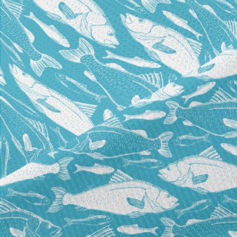 Giant Deep Sea Fish Piqué