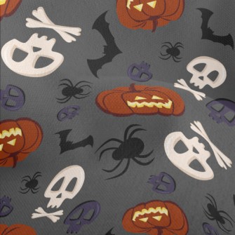 Mean Pumpkin Skull Lightweight Performance Linen