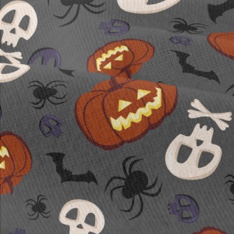 Mean Pumpkin Skull Modern Jersey
