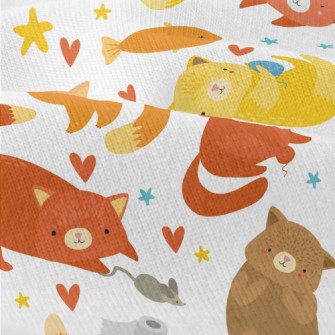 Innocent Cute Cat Modern Jersey