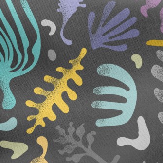 Undersea Art Coral Jersey Backed Fleece