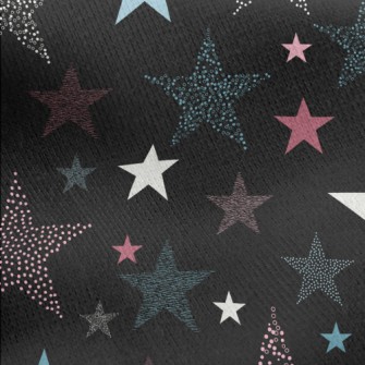 Classic Sequin Star Jersey Backed Fleece