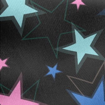 Dark Shining Stars Jersey Backed Fleece