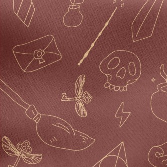 Harry Potter Stuff Jersey Backed Fleece