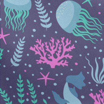 Jellyfish Seagrass Coral Pongee