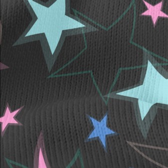 Interlaced Overlapping Stars Stretch Jersey