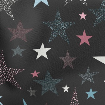 Classic Sequin Star Lightweight Cotton Poplin