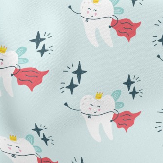 Strong Teeth Superman Lightweight Cotton Poplin
