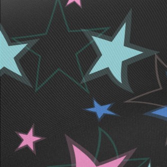 Dark Shining Stars Midweight Cotton Poplin