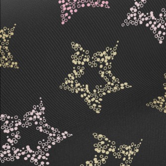 Sequined Stars Midweight Cotton Poplin