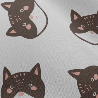 Blushing Big-headed Cat Chiffon