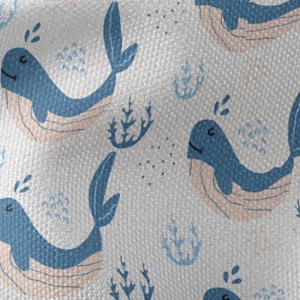 Leisurely Whale Watching Waterproof Canvas