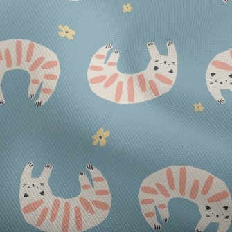 Curved Striped Cat Dobby