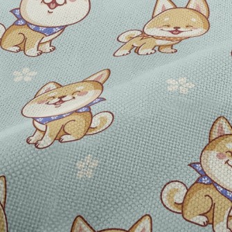Healing Smiling Shiba Inu Performance Linen