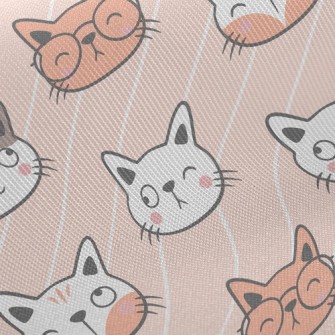 Kitten Funny Expression Twill
