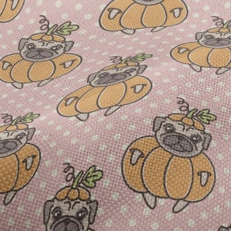 Pug In Pumpkin Outfit Performance Linen
