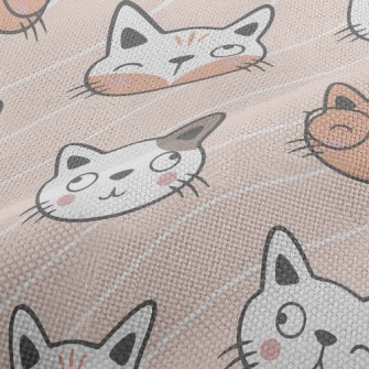Kitten Funny Expression Performance Linen