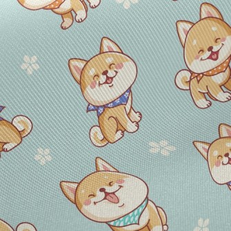 Healing Smiling Shiba Inu Twill