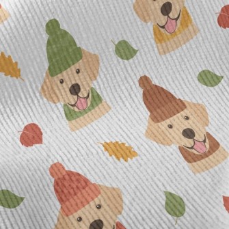 Colorful Fur Hat Labrador Standard Corduroy