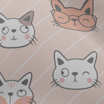 Kitten Funny Expression Chiffon